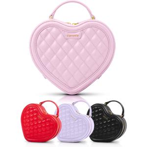 Women's Heart Shaped Purse, Designer Crossbody Handbag, Valentine's, Birthday, Wedding Gift Ideas for Her