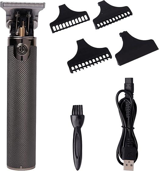 Red by Kiss Hair Trimmer for Men Precision Blade Cordless Trimmer Mens Grooming Kit (Cool Gray)