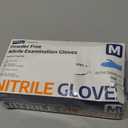 Medical Soft Max Nitrile Exam Gloves, 100 Count Latex-Free Powder-Free Non-Sterile Food Safe Disposable Glove, Blue