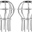 3 x Roof Filter Strainers 4.13X2.95In Stainless Steel Rooftop Drain Covers 2-Pack Gutter Guards for Outdoor Debris Leaf Protection