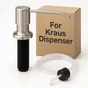 for Kraus Kitchen Sink Soap Dispenser, Stainless Steel Soap Dispenser Pump with 40" Extension Tube