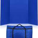 Paterr Trifold Poster Board with Storage Bag, Hook and Loop Fabric, Foldable 3 Panel Presentation Board for Science Fair and Exhibitions(Dark Blue,72 x 36 Inch)