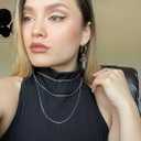 NAG.HC 925 Sterling Silver Chain 0.8MM Delicate Box Chain - Italian Necklace Chain - Tiny&Thin&Strong -Friendly Price & Quality 14"-30"
