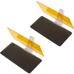 ZIMISI 2PCS Car Sun Visor Extender, 2 in 1 HD Day and Night Anti-Glare Goggles for Safe Driving, Adjustable Angle Car Visor Extender Sun Blocker, Universal Accessories for Most Cars
