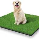 39.3 x 31.5 inches Artificial Grass Rug Turf for Dogs Indoor Outdoor Fake Grass for Dogs Potty Training Area Patio Lawn Decoration