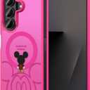 Threehundred for Samsung Galaxy Z Fold 7 Case Magnetic [Compatible with MagSafe], Cute Aesthetic Design Translucent Matte Military Grade Protection Hard Rugged Phone Case for Girls Women - Hot Pink