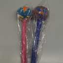 OnVisit 2PCS Herbal Wormwood Lymphatic Drainage Manual Hammer Massage Longer Handle Manual Back Massager for Shoulder, Neck & Muscle Pain ReliefRed/Blue