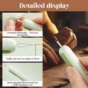 2 in 1 Automatic Needle Threaders Seam Ripper - Ideal Gifts for Sewing Enthusiasts (2P Yellow)