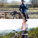 Sunpeak Bike Handlebar Bag, 5L Waterproof Bicycle Front Bag with Touch Screen Phone Holder, Multipurpose Bike Pouch with Shoulder Strap for Adult Bikes, MTB & Road Cycling