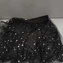 Rave Outfits for Women 2 in 1 Sheer Skirt Festival Clubwear Mesh High Waist Print A Line Maxi Skirt