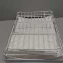 SNTD Dish Drying Rack for Kitchen Counter - Large Dish Rack with Drainboard, Rustproof Dish Drainer with Utensil Holder for Sink, White