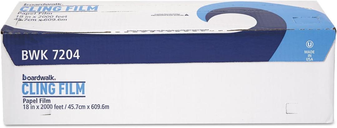 Boardwalk 7204 PVC Food Wrap Film, 18" X 2000 ft. Roll Boardwalk 7204 PVC Food Wrap Film, 18" X 2000 ft. Roll