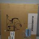 Folding Desk 30 Inch - No Assembly Small Foldable Desk for Small Space, Minimalist Space Saving Collapsible Compact Desk Portable Table for Craft, Writing, Study and Work (Brown)