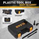 18-Pieces Impact Socket Extension Set: 1/4", 3/8" & 1/2" Drive Socket Extension Bar, Socket Adapter Set, Swivel Universal Joints & Impact Coupler