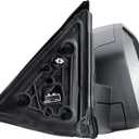 Passenger Right Side Door Mirror Power Heated with BLIS and Turn Signal Light Textured Black Cover Manual Folding for Toyota Tundra Sequoia 2022-2025