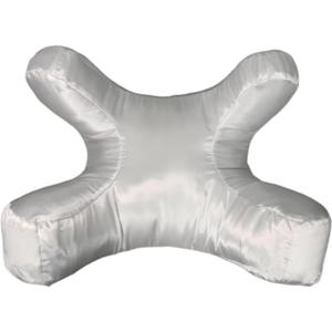 Face Pillow + Free White Satin Pillowcase! Beauty Sleep, Wrinkles-Aging, Back Sleep(While)