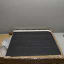 4Ft Folding Table Adjustable Height Portable Folding Tables Heavy Duty 400 lbs Capacity, Wood Grain Tabletop for Working Meeting Parties, Picnic, Camping, Weddings, Garden Dining-Black (4FT)