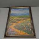 Golden State Art, 13x19 Ornate Picture Frame with White Mat for 11x17 Photo or Display 13x19 Print without Mat Color Black Gold (Plexi Glass)