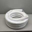Sealproof 2" Dia Flexible PVC Pipe, Pool and Spa Hose, Schedule 40 Tubing, Made In USA, 2-Inch, 25 FT, White