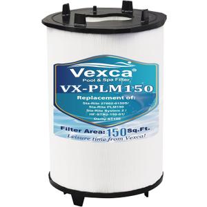 Vexca® Swimming Pool Filter Cartridge Compatible with sta-rite 27002-0150S Pool and Spa D.E. Filter, Compatible with sta-rite PLM150 and System 2 Modular Media, 150 Sq.Ft, 1 Pack