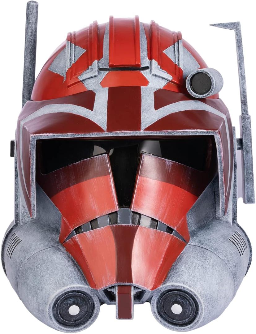 Evere SW Clone Arc Commander Helmet Cosplay Deluxe Halloween Collectible Prop (Captain Vaughn)