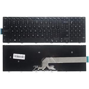 Laptop Replacement Keyboard for Dell Inspiron 15 3000 3541 3542 3543 3551 3558 3559 5000 5542 5545 5547 5548 5551 5555 5558 and 17 5000 Series US Layout