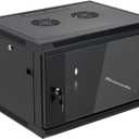 6U Wall Mount Server Cabinet Network Rack Enclosure Locking Glass Door by Tedgetal