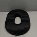 Orthopedic Donut Seat Cushion Memory Foam Cushion - Tailbone & Coccyx Pillow - Pain Relief for Hemorrhoids, Prostate, Pregnancy, Post Natal Sciatica (Black)