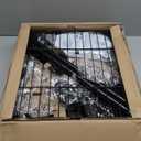 Amazon Basics 5-Shelf Tower Adjustable Storage Shelving Unit for Garage, Rust-Resistant Steel, 150 lbs Per Shelf, 16"W x 16"D x 54"H, Black