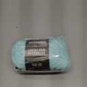 120g Blue Glow in The Dark Yarn for Crocheting and Knitting; 120m(144yds) Yarn for Beginners with Easy-to-See Stitches; Worsted-Weight Medium #4; Yarn for Beginners Crochet Kit Making