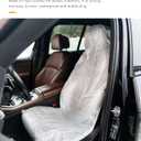 100PCS Seat Covers,Car Accessories,Waterproof Dustproof Car Seat Protector,Plastic Automotive Seat Covers Disposable,Suitable for Cars,Airplane,Salon Chairs,Restaurant,Bus Seats & More