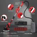 Drywall Sander, 2025 Upgraded 8-Amp Popcorn Ceiling Removal Tool, Red