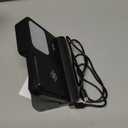 4 in 1 Wireless Charger with Alarm Clock Compatible for Galaxy Watch 8/7/Ultra/FE/6 Pro Galaxy S25/Ultra/S25+/S24/S23/Note 20/Z Flip 7/6/5 Fold 6 Galaxy Buds 3/2/Pro Multiple Devices Charging Station (black)