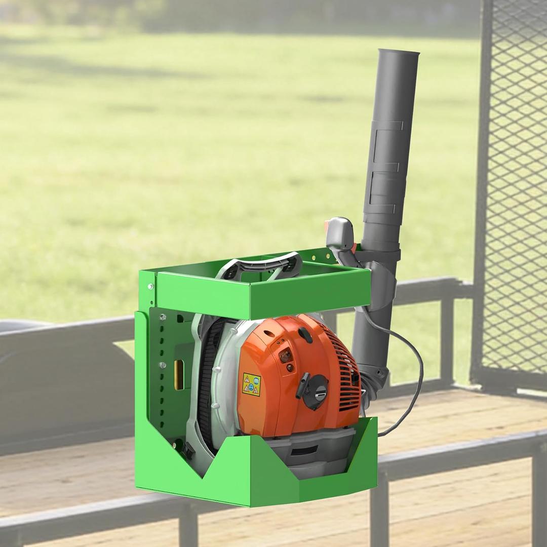 ELITEWILL Lockable Backpack Blower Rack for Trailer,Height-Adjustable