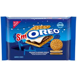 OREO S'mOREO Sandwich Cookies, Limited Edition, 10.68 oz, Best By Sept. 24, 2025