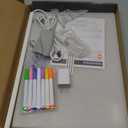 Led Writing Board - Transparent Acrylic Writing Pad | Dry Erase Led Board with 12-Color Pens and Foldable Stand,for Girl Boy Birthday Painting Classroom Road Trip (20x20cm)