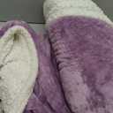 Heated Blanket Electric Blanket Full Size 72''x84'', Soft Flannel Heating Blanket with 1-10 Hour Auto Off - 6 Heat Settings - Machine Washable - Purple