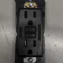 Leviton RGF15-OB 15 Amp Renu Self-Test Tamper-Resistant GFCI Outlet in Onyx Black