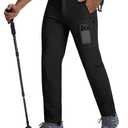 BLUE CHILL Mens Hiking Pants with 4 Zipper Pockets Stone 34W30L (Beige)