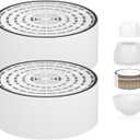 2 Pack Bath Filter Cartridge Replacement | 10-Stage 5,000 Gallons Filtration | Universal Fit for Most Bath Filters | Removes Chlorine, Fluoride, Heavy Metals | Durable & Skin-Safe, BPA Free