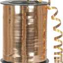 Rose Gold Curling Ribbon, 500 Yard Shiny Metallic Curling Ribbon for Gift Wrapping, Balloons, Weddings, Birthdays 3/16