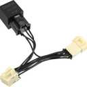 X AUTOHAUX LED Bypass Flash Harness C5HFH for Corvette Envy C5 1997-2004 with LED Bypass Harness Relay TPA Connector Fix Signal Super Fast Flash Tail Light Flash Harness Replace