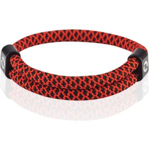Adjustable Mens Bracelet Made of Durable Waterproof Rope | Stylish Accessory For Men | 10 colors | Fits Any Wrist Size (Red)