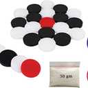 Acrylic Carrom Coins, Stricker and Carrom Powder