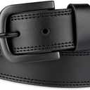 Dickies mens Genuine Leather Belt Durable Casual Style, Regular & Big and Tall Sizes (Brown, M)