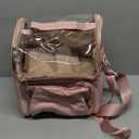 Large Marker Organizer Case for 180 Markers, Marker Storage Bag with Dividers and 4 Pockets for Paint Markers, Paint Brushes, Colored Pencils or Other Art Supplies, Pink (Patented Design)