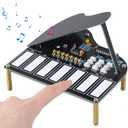 MIOYOOW DIY Electronic Piano Soldering Practice Kit, 7 Keys Mini Musical Instrument Solder Project with Piano, Violin and Guitar Tones, STEM Electronics Learning Kit for Home and School Education