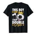 This Boy Now 10 Double Digits Soccer 10 Years Old Birthday T-Shirt, S, Black