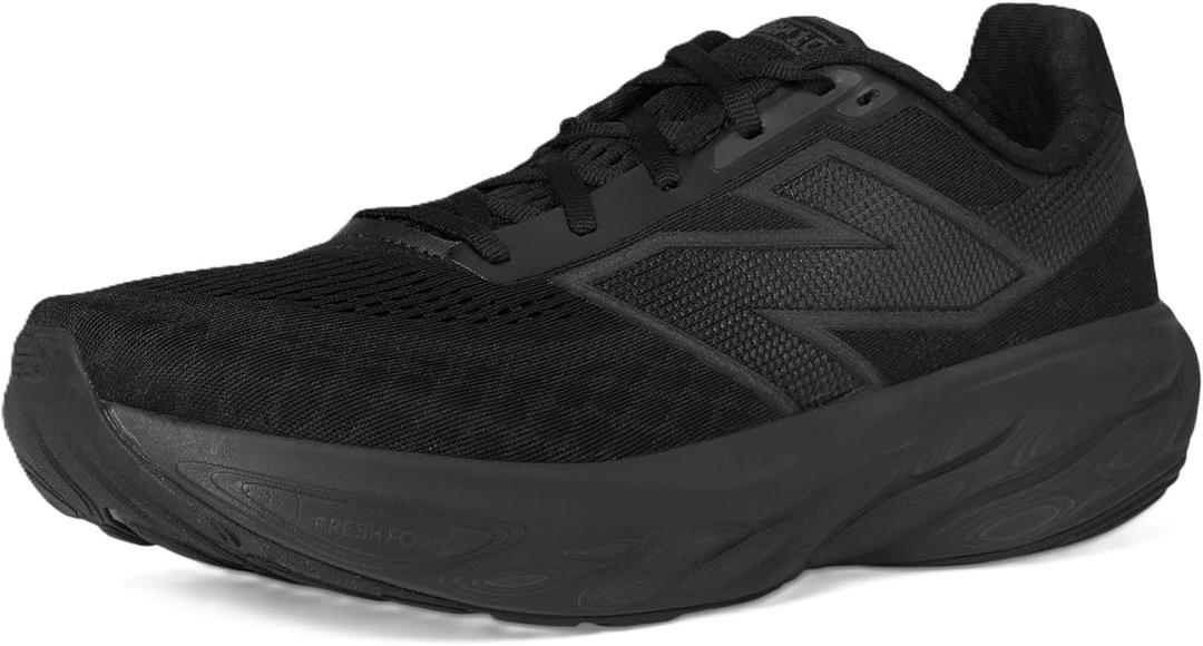 New Balance Men's Fresh Foam X 1080 V14 Running Shoe (7.5 Narrow, Black/Black Metallic/Phantom)