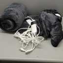 Electric Heated Blanket Queen Size 84''x90'' Soft Flannel & Sherpa Electric Blanket with 10 Heating Levels, Automatically Shut Down After 8h with Overheat Protection Machine Washable (Dark Grey)